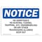 Signmission OSHA Notice Sign, 5" Height, 7" Width, No Admittance No Hunting Fishing Trapping Sign, Landscape OS-NS-D-57-L-14364 - alternate 1